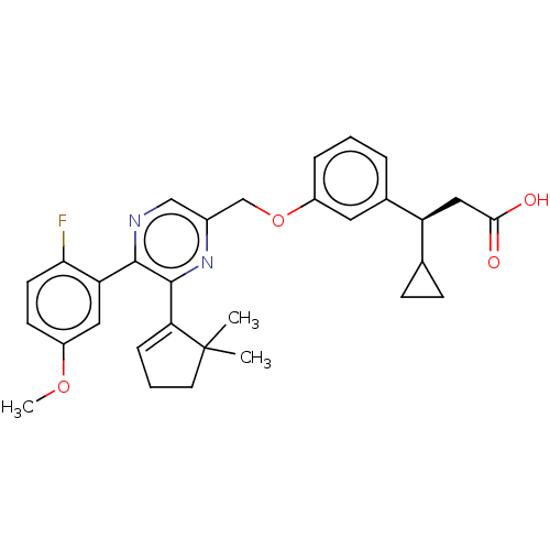 Chemical structure of BindingDB Monomer ID 168156