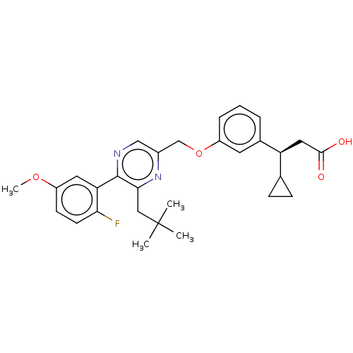 Chemical structure of BindingDB Monomer ID 168171