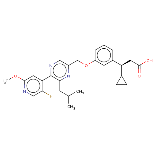 Chemical structure of BindingDB Monomer ID 168191