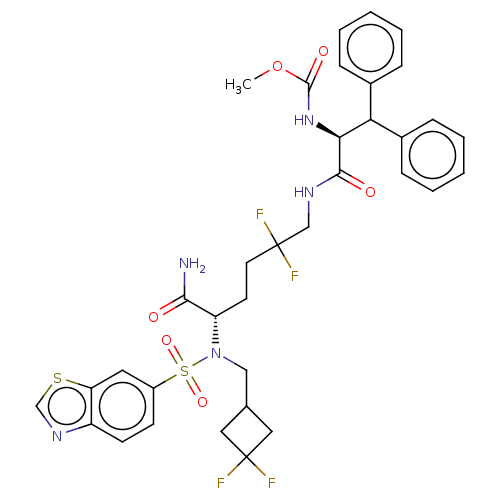 Chemical structure of BindingDB Monomer ID 168612