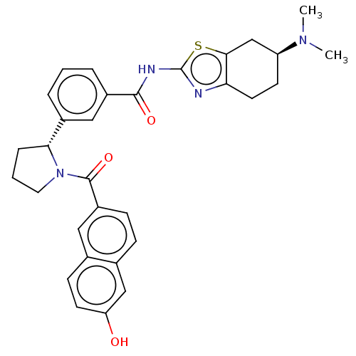 Chemical structure of BindingDB Monomer ID 169567