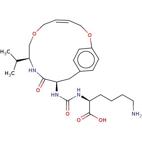 Chemical structure of BindingDB Monomer ID 173906
