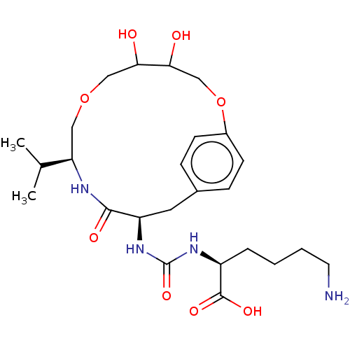 Chemical structure of BindingDB Monomer ID 173929