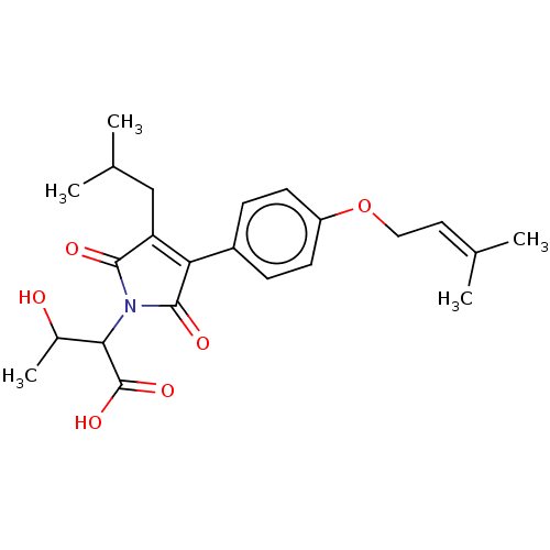 Chemical structure of BindingDB Monomer ID 174976