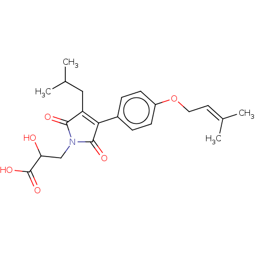 Chemical structure of BindingDB Monomer ID 174981