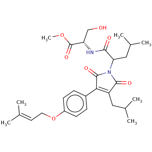 Chemical structure of BindingDB Monomer ID 174986