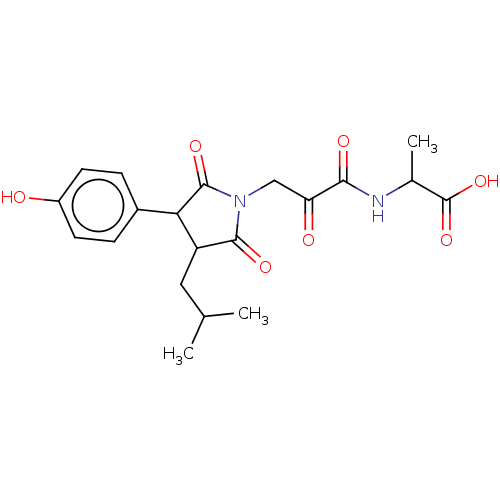 Chemical structure of BindingDB Monomer ID 175027