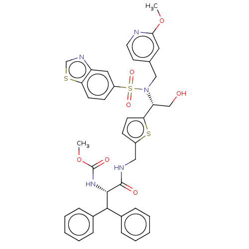 Chemical structure of BindingDB Monomer ID 180147