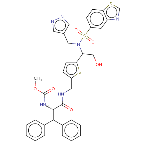 Chemical structure of BindingDB Monomer ID 180150