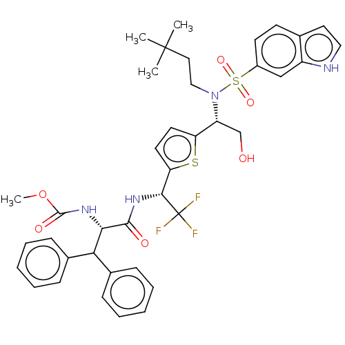 Chemical structure of BindingDB Monomer ID 180212