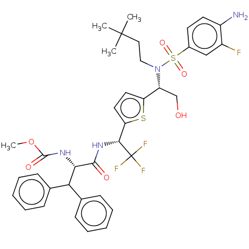 Chemical structure of BindingDB Monomer ID 180215