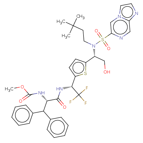 Chemical structure of BindingDB Monomer ID 180217