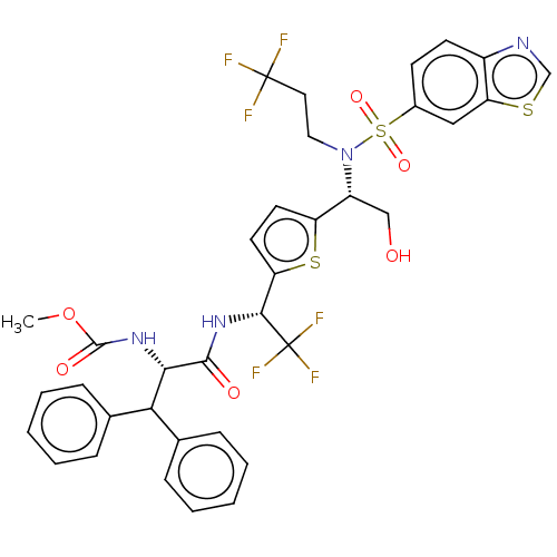 Chemical structure of BindingDB Monomer ID 180222
