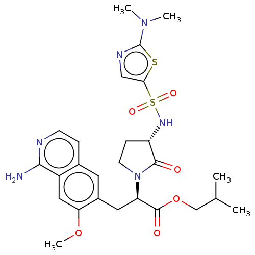 Chemical structure of BindingDB Monomer ID 182974