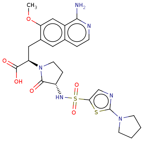 Chemical structure of BindingDB Monomer ID 182980