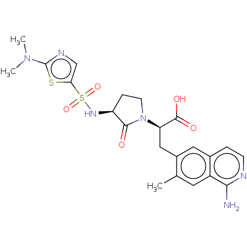 Chemical structure of BindingDB Monomer ID 182994