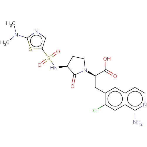 Chemical structure of BindingDB Monomer ID 183016