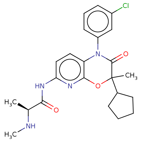Chemical structure of BindingDB Monomer ID 184583