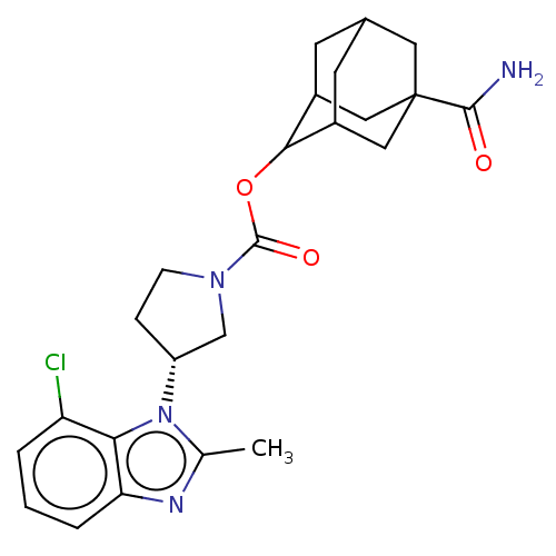 Chemical structure of BindingDB Monomer ID 186142