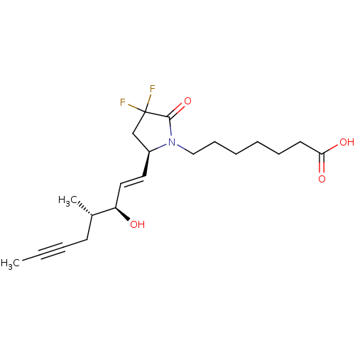 Chemical structure of BindingDB Monomer ID 190267