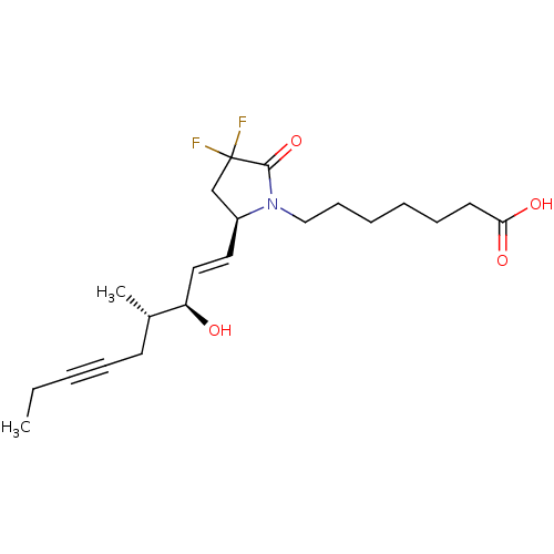 Chemical structure of BindingDB Monomer ID 190268