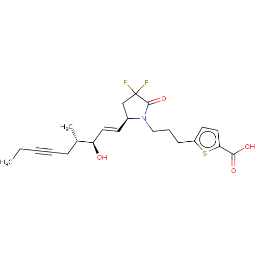 Chemical structure of BindingDB Monomer ID 190274