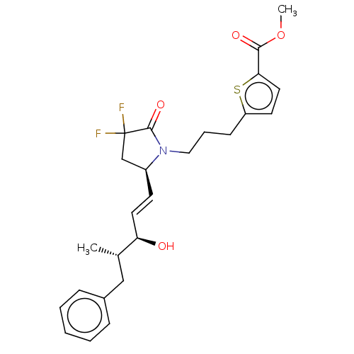 Chemical structure of BindingDB Monomer ID 190284