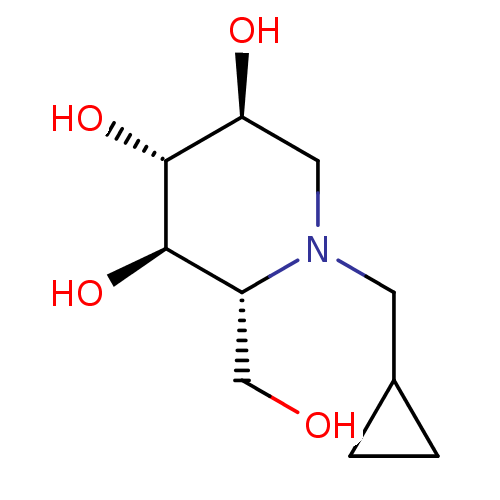Chemical structure of BindingDB Monomer ID 190528