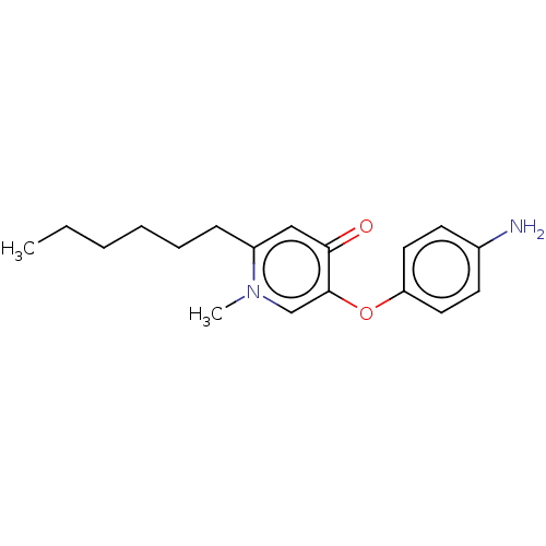 Chemical structure of BindingDB Monomer ID 190660