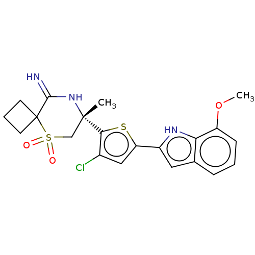 Chemical structure of BindingDB Monomer ID 190761