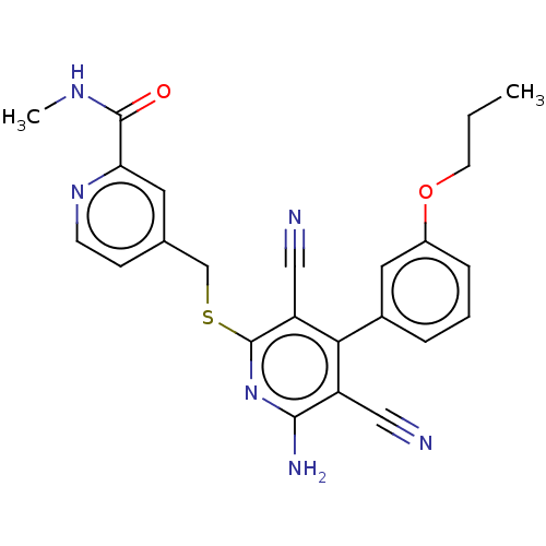 Chemical structure of BindingDB Monomer ID 191821