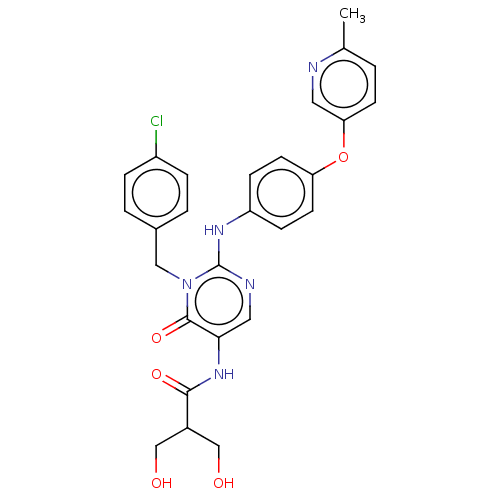Chemical structure of BindingDB Monomer ID 196374