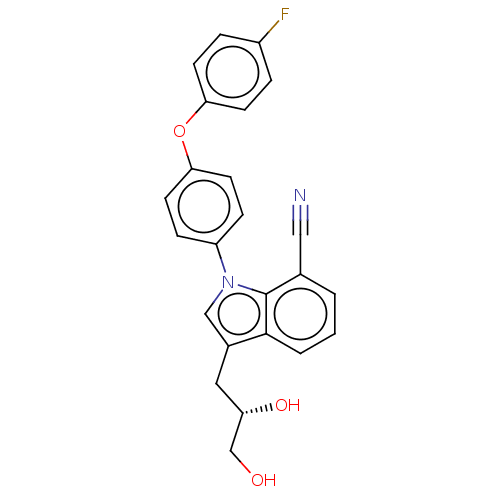 Chemical structure of BindingDB Monomer ID 196474