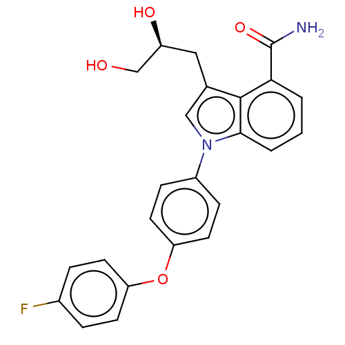 Chemical structure of BindingDB Monomer ID 196476