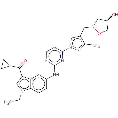 Chemical structure of BindingDB Monomer ID 196782