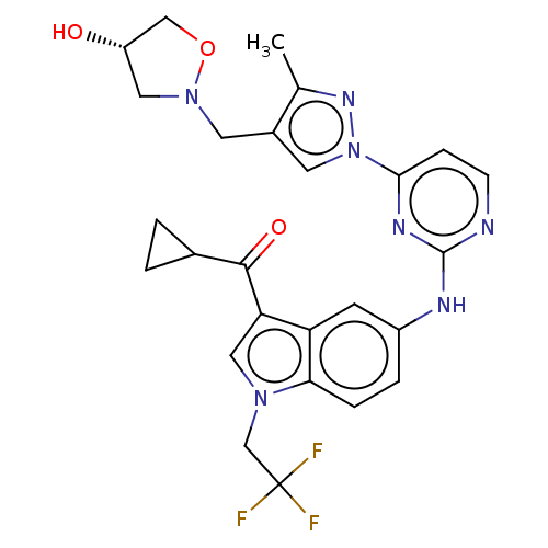 Chemical structure of BindingDB Monomer ID 196786