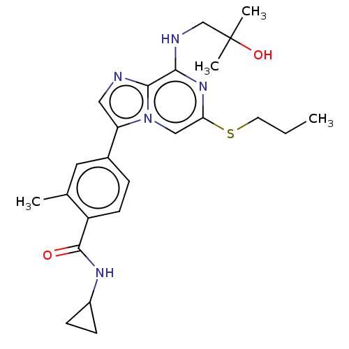 Chemical structure of BindingDB Monomer ID 196806