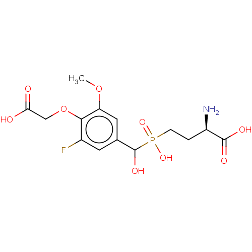Chemical structure of BindingDB Monomer ID 196910