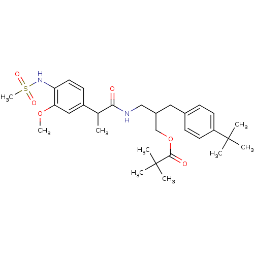 Chemical structure of BindingDB Monomer ID 20292