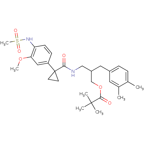Chemical structure of BindingDB Monomer ID 20304