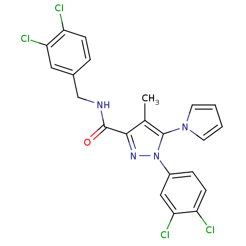 Chemical structure of BindingDB Monomer ID 21262
