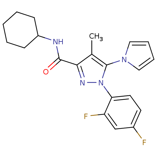 Chemical structure of BindingDB Monomer ID 21270