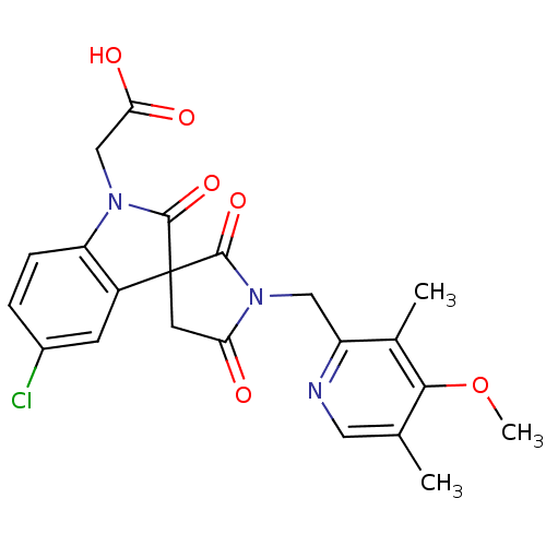 Chemical structure of BindingDB Monomer ID 21596
