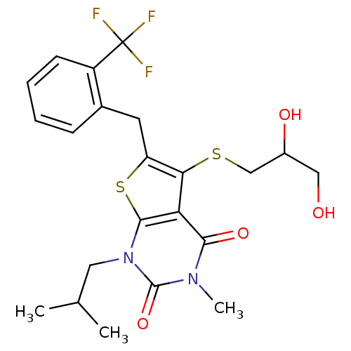 Chemical structure of BindingDB Monomer ID 22012