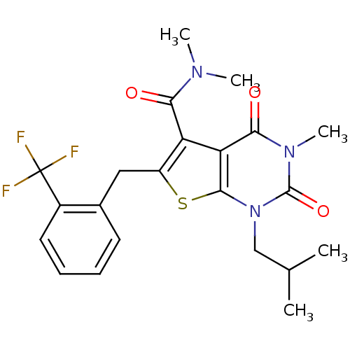 Chemical structure of BindingDB Monomer ID 22019