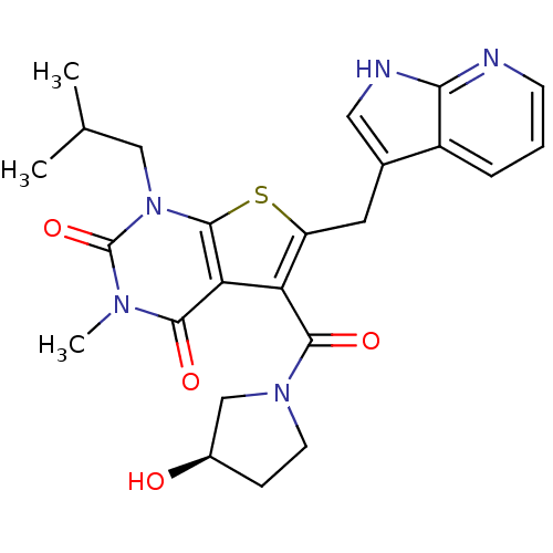 Chemical structure of BindingDB Monomer ID 22026