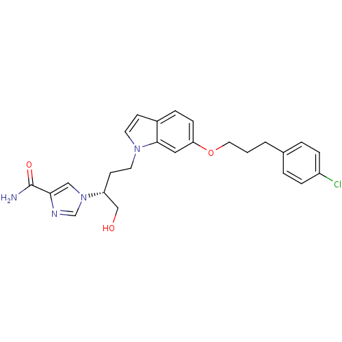 Chemical structure of BindingDB Monomer ID 22942