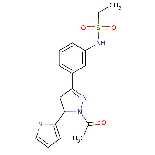 Chemical structure of BindingDB Monomer ID 23425