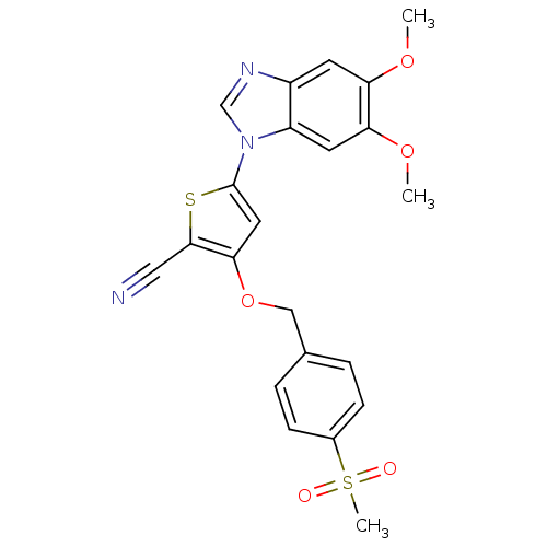 Chemical structure of BindingDB Monomer ID 27445