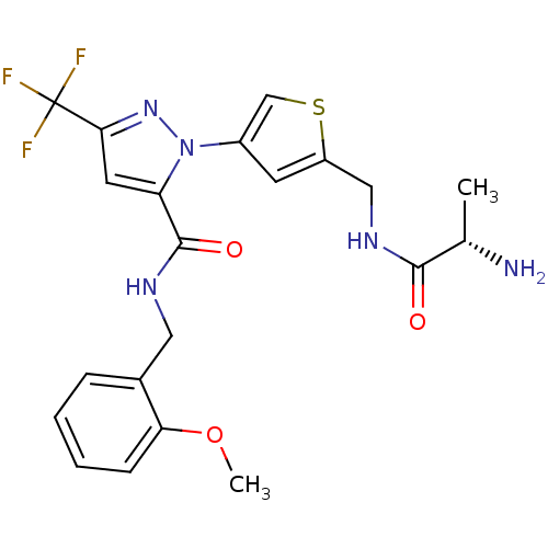 Chemical structure of BindingDB Monomer ID 27642